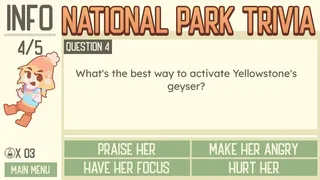 Скриншот 6 к игре National Park Girls: Love Our Parks Edition - OLD DO NOT USE