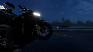 Скриншот 1 к игре Motorcycle Night Ride