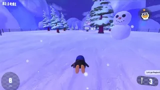 Скриншот 1 к игре Pingbert's Snow Ride