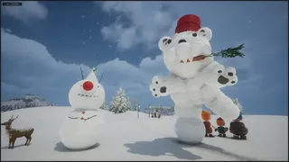 Скриншот 1 к игре Snowman Builder