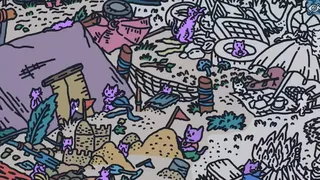 Скриншот 2 к игре Finding Cats In White Sand Village