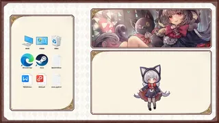 Скриншот 1 к игре 桌面小猫娘