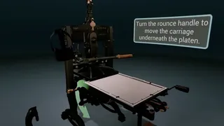 Скриншот 1 к игре 19th-century Printing Press Experience VR