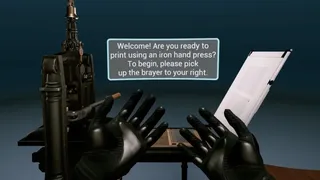 Скриншот 3 к игре 19th-century Printing Press Experience VR