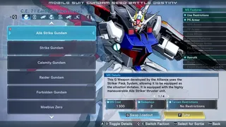 Скриншот 8 к игре MOBILE SUIT GUNDAM SEED BATTLE DESTINY REMASTERED