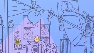 Скриншот 3 к игре Cats Visiting Cozy Art Studios