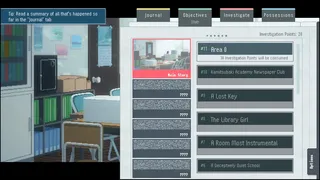Скриншот 6 к игре 神椿學園新聞部(KAMITSUBAKI ACADEMY NEWSPAPER CLUB)