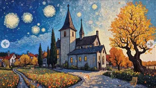 Скриншот 2 к игре Meow Time Machine: VAN GOGH