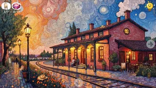 Скриншот 4 к игре Meow Time Machine: VAN GOGH