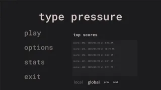 Скриншот 1 к игре Type Pressure