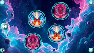 Скриншот 1 к игре Space Memory: Butterflies