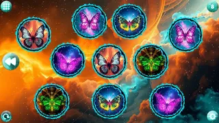 Скриншот 4 к игре Space Memory: Butterflies