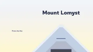 Скриншот 1 к игре Mount Lomyst