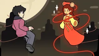 Скриншот 2 к игре Warp Speed and Witchcraft: Disastrous Dating Sim