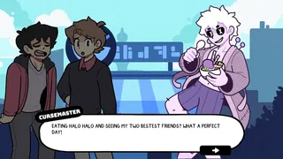 Скриншот 4 к игре Warp Speed and Witchcraft: Disastrous Dating Sim