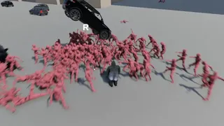 Скриншот 1 к игре A Gorilla vs 100 Men Simulator