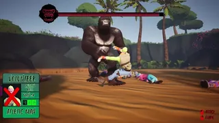 Скриншот 1 к игре 100 Men VS Gorilla