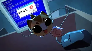 Скриншот 1 к игре Isekat: Crushed by a Computer, My Beloved Kitten is Transported to a Fantasy World where its Typing Skills Save the Kingdom!