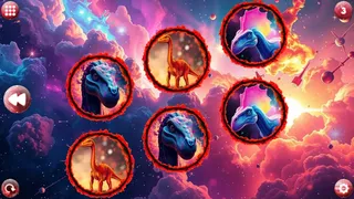 Скриншот 2 к игре Space Memory: Dinosaurs