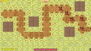 Скриншот 1 к игре Enchanted Vampire Defense