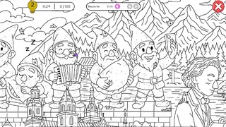 Скриншот 1 к игре 100 Cats Lost In Poland Find & Color