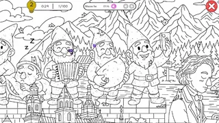 Скриншот 2 к игре 100 Cats Lost In Poland Find & Color