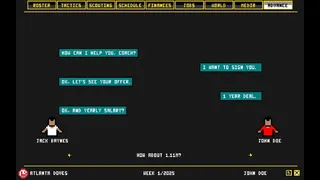 Скриншот 1 к игре Retro Basketball Manager