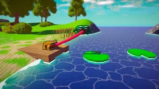 Скриншот 1 к игре Stick Together! - Co-op Frog Parkour