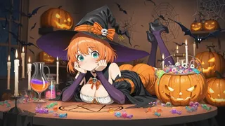 Скриншот 3 к игре Halloween Waifu