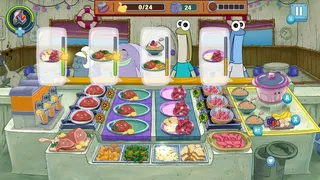 Скриншот 1 к игре SpongeBob: Krusty Cook-Off