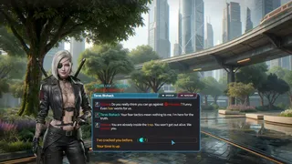 Скриншот 3 к игре Humanity Echo: Cyberpunk Tactical RPG