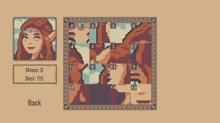 Скриншот 4 к игре Enchanted Valley: Fantasy Slide Puzzle