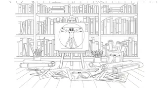 Скриншот 1 к игре 100 Cats Lost in Da Vinci’s Workshop