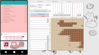 Скриншот 1 к игре 今日は左と上の数字を見てマス目を塗りつぶすアレを無限にやりたい！