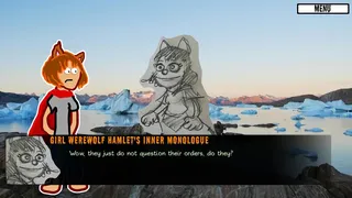 Скриншот 1 к игре Girl Werewolf Hamlet Saves Christmas