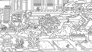 Скриншот 1 к игре 100 Cats Lost in South Korea Find & Color