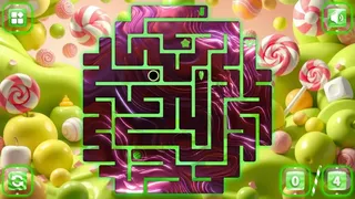 Скриншот 3 к игре Sweetie Candy Maze: Green Apple