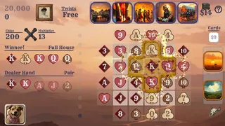 Скриншот 1 к игре Texas Twist Poker 3 Bandit's Run