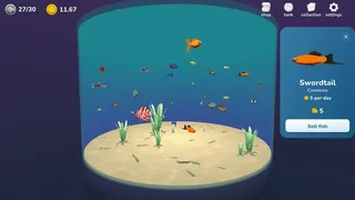 Скриншот 1 к игре Just Fish: Idle Aquarium