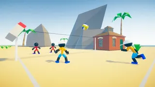 Скриншот 2 к игре Stickman Beach Volleyball DELUXE