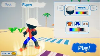 Скриншот 4 к игре Stickman Beach Volleyball DELUXE