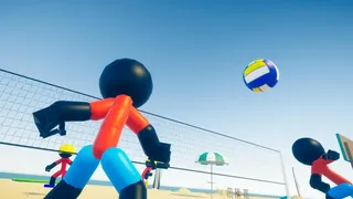 Скриншот 5 к игре Stickman Beach Volleyball DELUXE