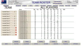 Скриншот 7 к игре Test Cricket Manager