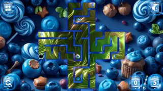 Скриншот 1 к игре Sweetie Candy Maze: Blueberry