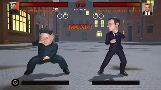 Скриншот 2 к игре DiktaPunk: The PolitiKal (And SatiriKal) Fighting Game