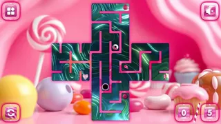 Скриншот 1 к игре Sweetie Candy Maze: Pink Raspberry
