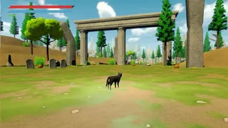 Скриншот 1 к игре Graveyard Cat
