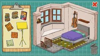 Скриншот 1 к игре Cozy Sticker Home