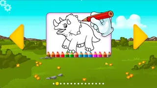 Скриншот 1 к игре Animal Coloring Books for Kids & Toddlers - Dinosaurs