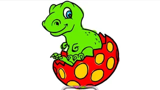 Скриншот 5 к игре Animal Coloring Books for Kids & Toddlers - Dinosaurs